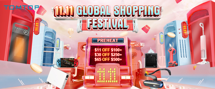 Preheat Coupons &amp; Deals for 11.11 Festival @tomtop.com