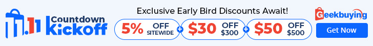 Double 11.11 Super Sale-Extra 5% off, max save $20, Code:GKB2311P1